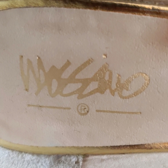 Mossimo, Nude Patent flats with gold studs at the back size 5 1/2 - Picture 9 of 10